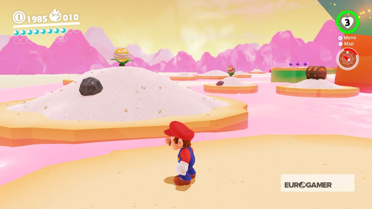 Super Mario Odyssey - Cookatiel Showdown! and Cookatiel boss encounter ...