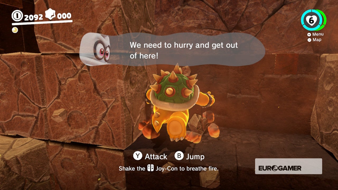 Super Mario Odyssey - Bowser: how to defeat the final boss | Eurogamer.net