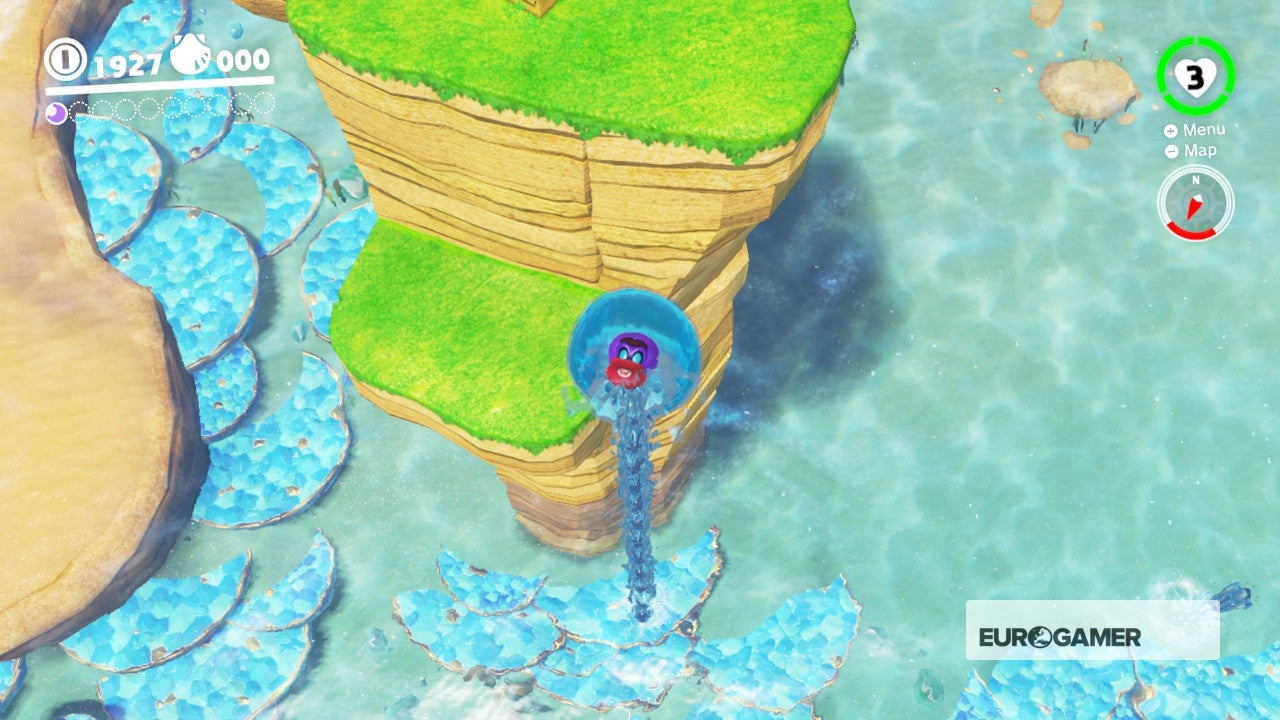 Super Mario Odyssey - Bubblaine, The Glass is Half Full! and The Squid ...