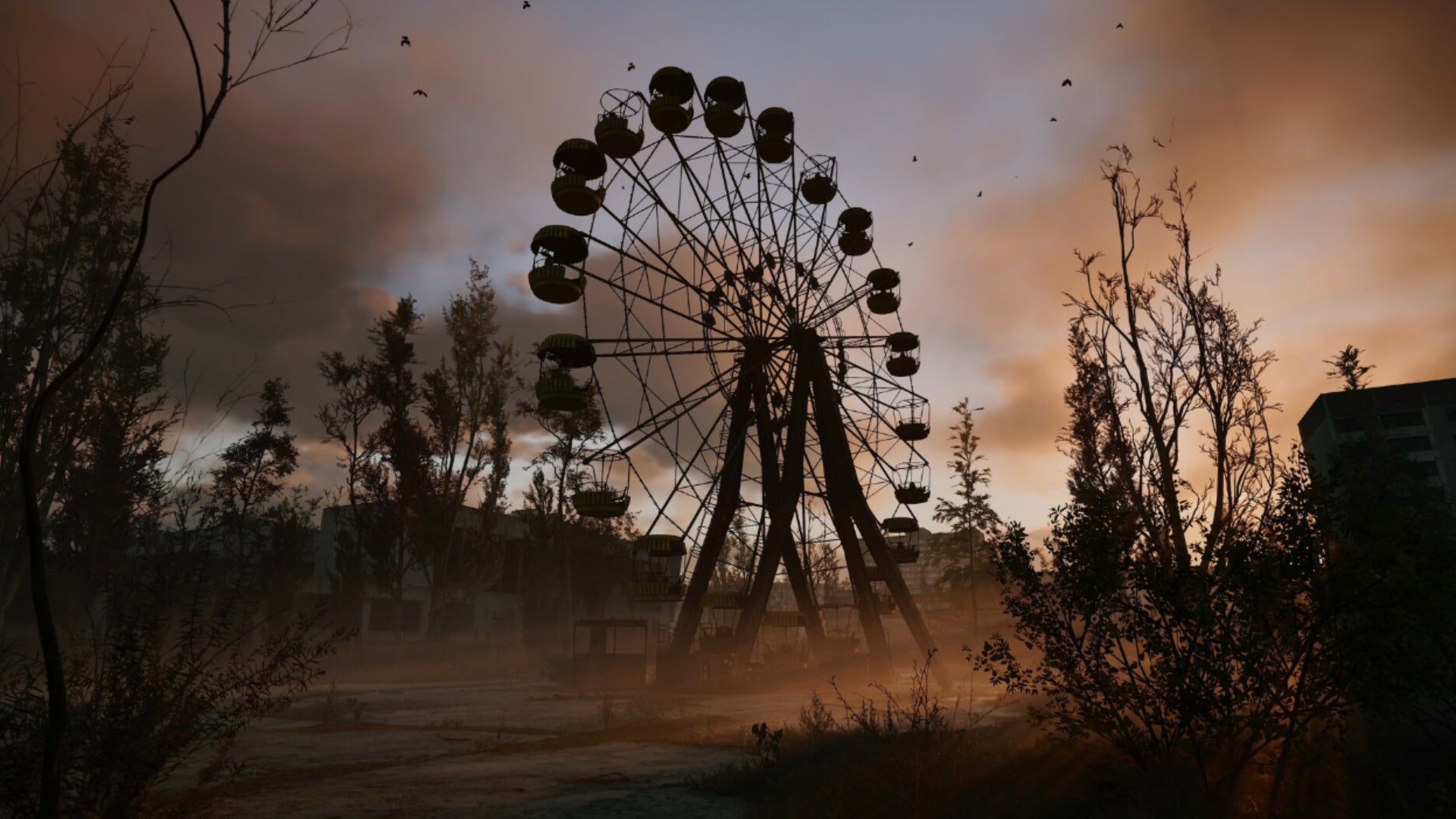stalker 2 ferris wheel in exlusion zone ruins