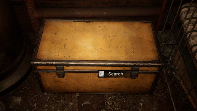 A close-up of a player’s personal stash in Stalker 2.