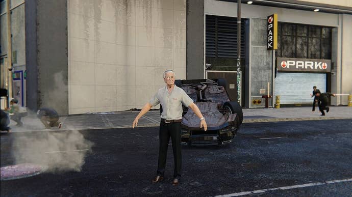 Stan Lee mod for Spider-Man PC