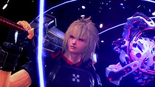 Posing in a Star Ocean The Divine Force screenshot.