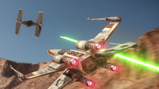 Star Wars: Battlefront Fighter Squadron mode gameplay footage