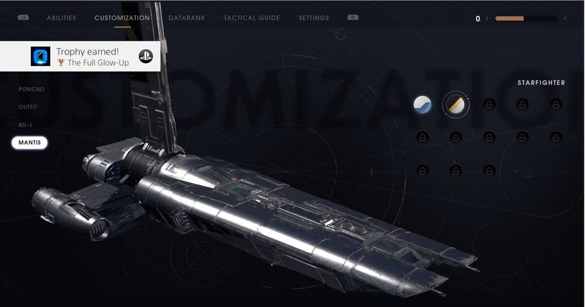 Star Wars Jedi: Fallen Order Mantis Paint Jobs and BD-1 skin