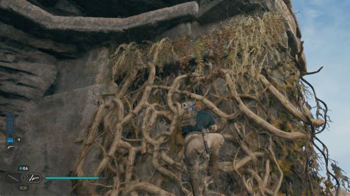 Vines at the entrance to the Star Wars Jedi: Survivor Chamber of Clarity.