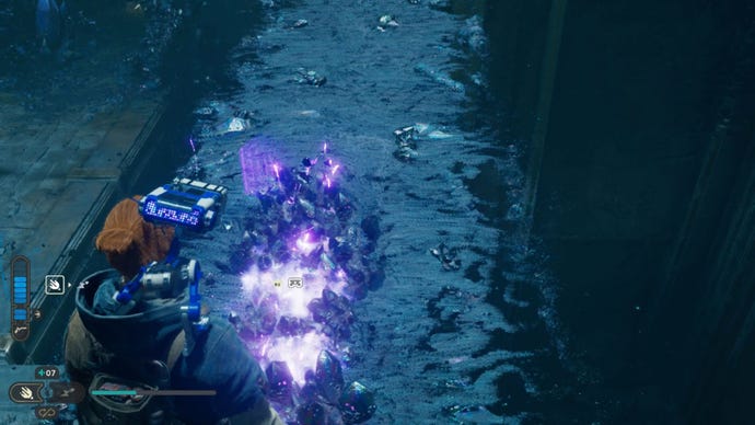 Cal Kestis creates an orb trail on a newly-revealed platform in Star Wars Jedi: Survivor Chamber of Connection