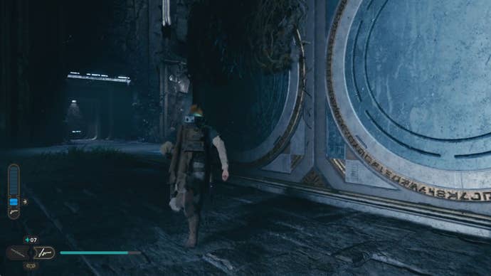 Side-by-side blocks in the Star Wars Jedi: Survivor Chamber of Detatchment.