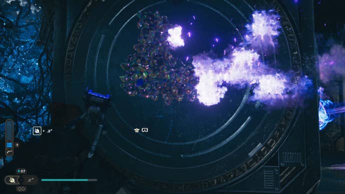 Cal uses the Koboh Grinder spray in the Star Wars Jedi: Survivor Chamber of Detatchment.