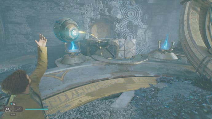 star wars jedi survivor chamber of duality orb holders behind zee