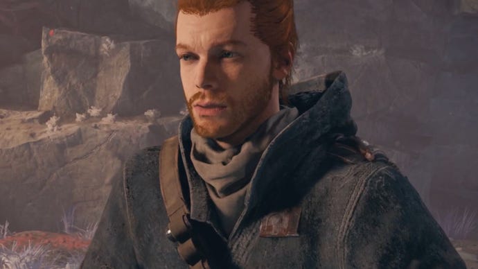 Cal Kestis looks on in mourning in the Star Wars Jedi: Survivor ending.