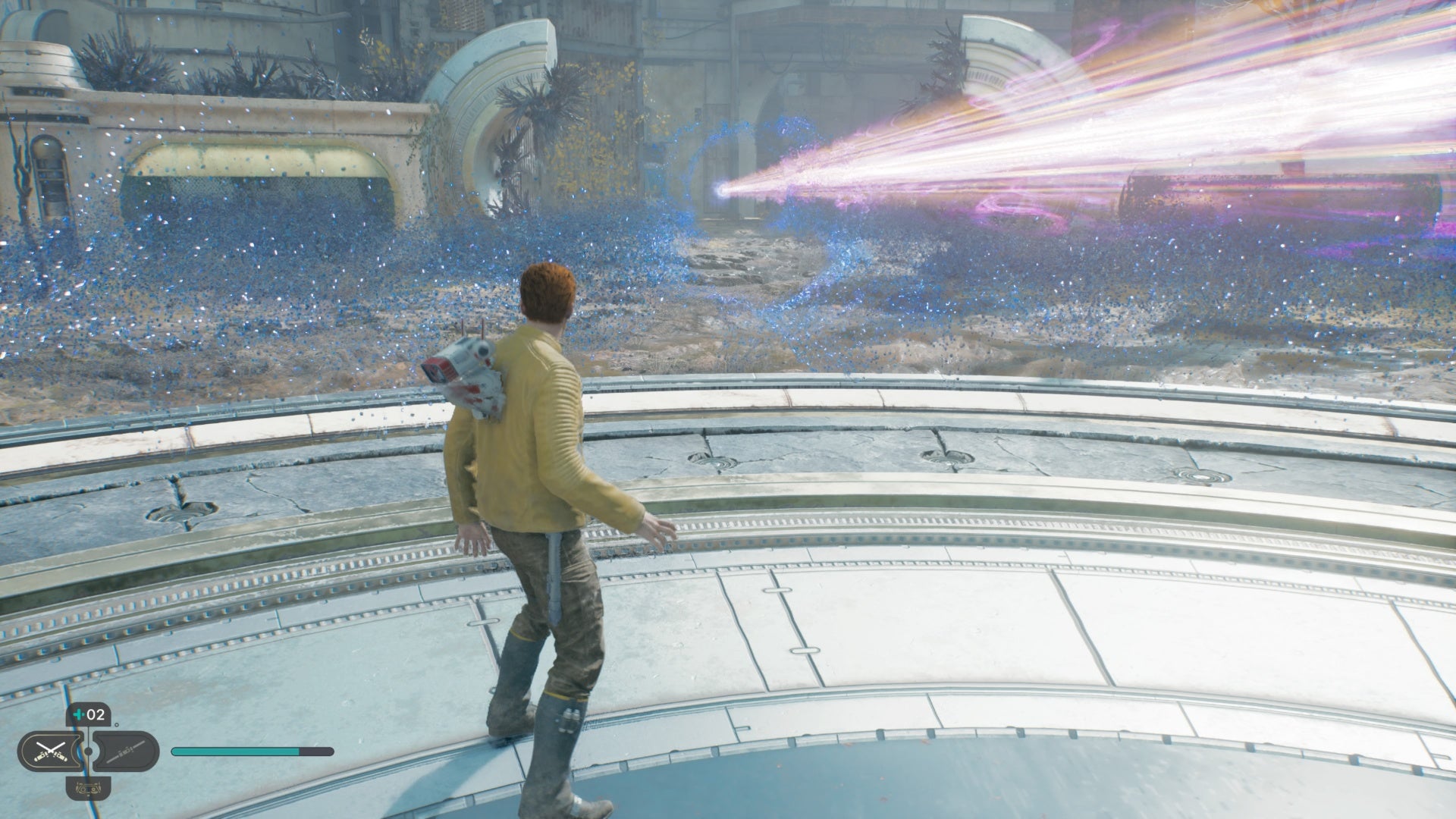 star wars jedi survivor forest array light beam