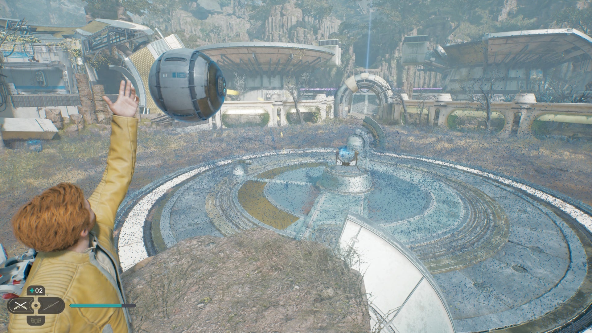 star wars jedi survivor forest array taking the orb