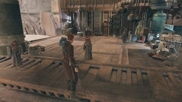 Cal approaches a Priorite Shard on Koboh in Jedi: Survivor.