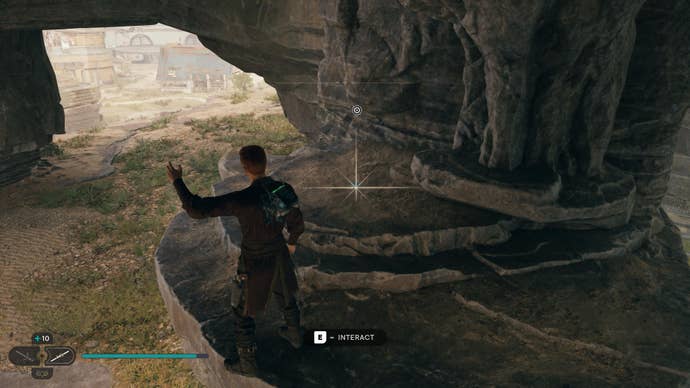 Cal picks up a Priorite Shard in Jedi: Survivor.