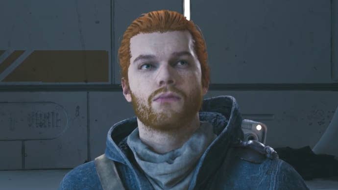 Cal Kestis looks on in concern in Star Wars Jedi: Survivor.