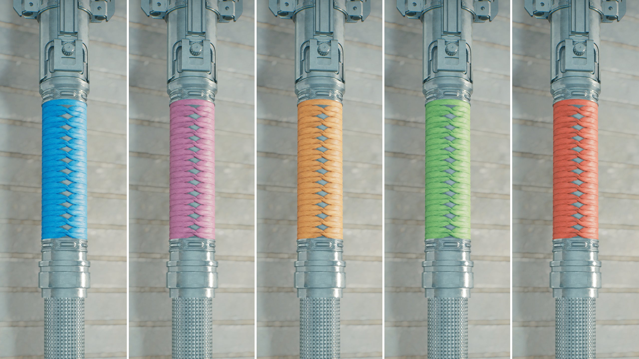 A close-up of part of a lightsaber on a Workbench in Jedi: Survivor.