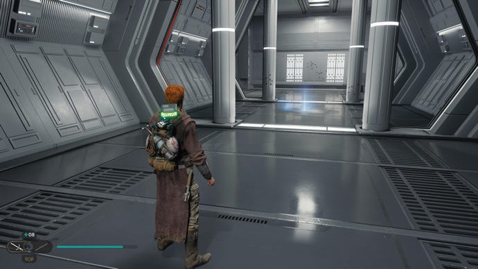 Cal approaches a Force Echo on Nova Garon in Jedi: Survivor.