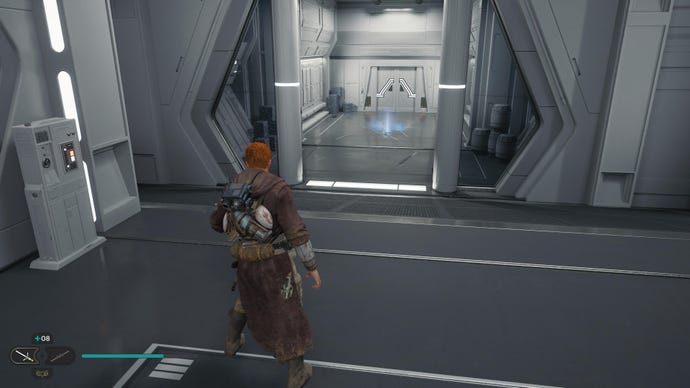 Cal approaches a Force Echo on Nova Garon in Jedi: Survivor.