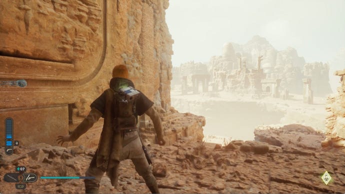 Watching the sphere move vertically in the Star Wars Jedi: Survivor Path of Restoration.