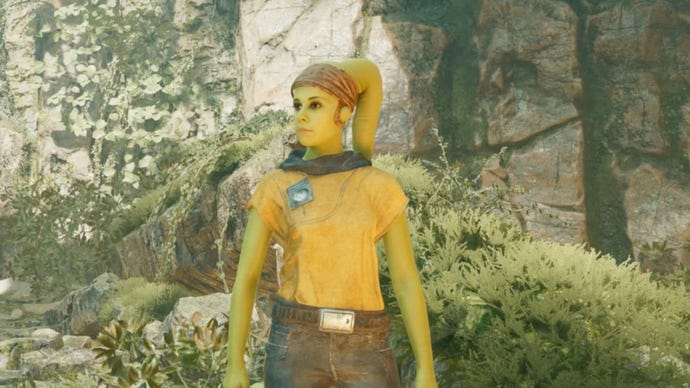 Star Wars Jedi: Survivor recruit Toa speaks to Cal about her research.