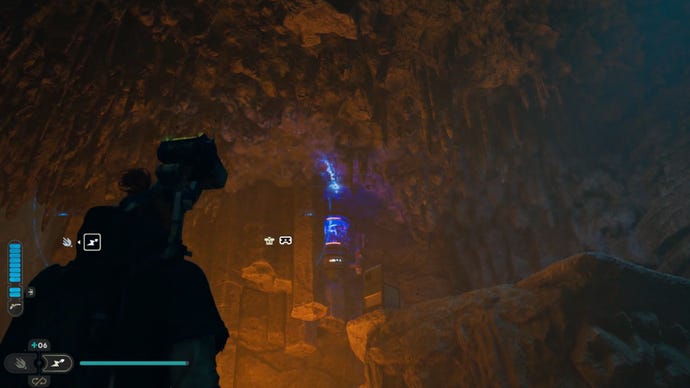 BD-1 shoots an electric volt in Star Wars Jedi: Survivor.