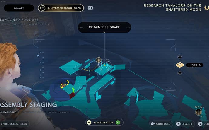 Part of the Shattered Moon map in Jedi: Survivor.