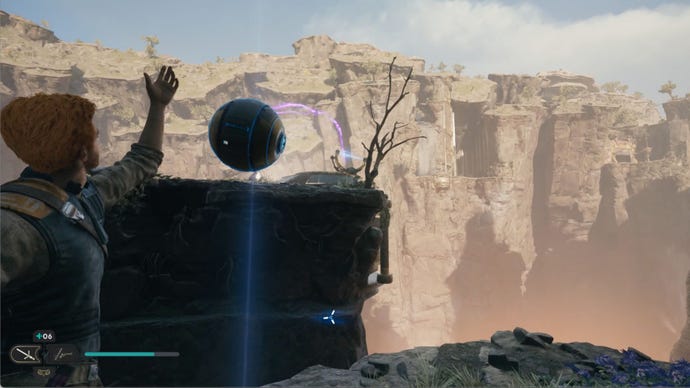 The first outside orb coupler in the Star Wars Jedi Survivor Koboh Grinder puzzle.