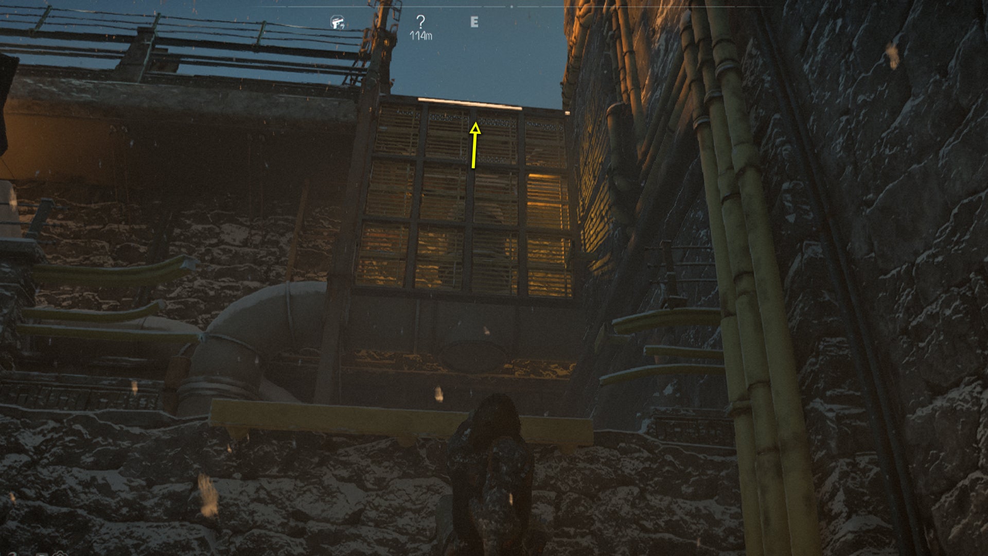 Star Wars Outlaws screenshot of the route to the Kijimi Ashiga Clan vault.