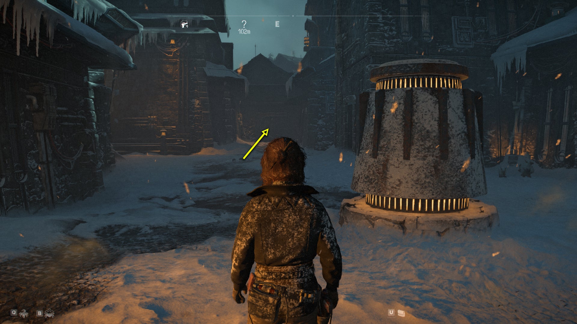 Star Wars Outlaws screenshot of the route to the Kijimi Ashiga Clan vault.