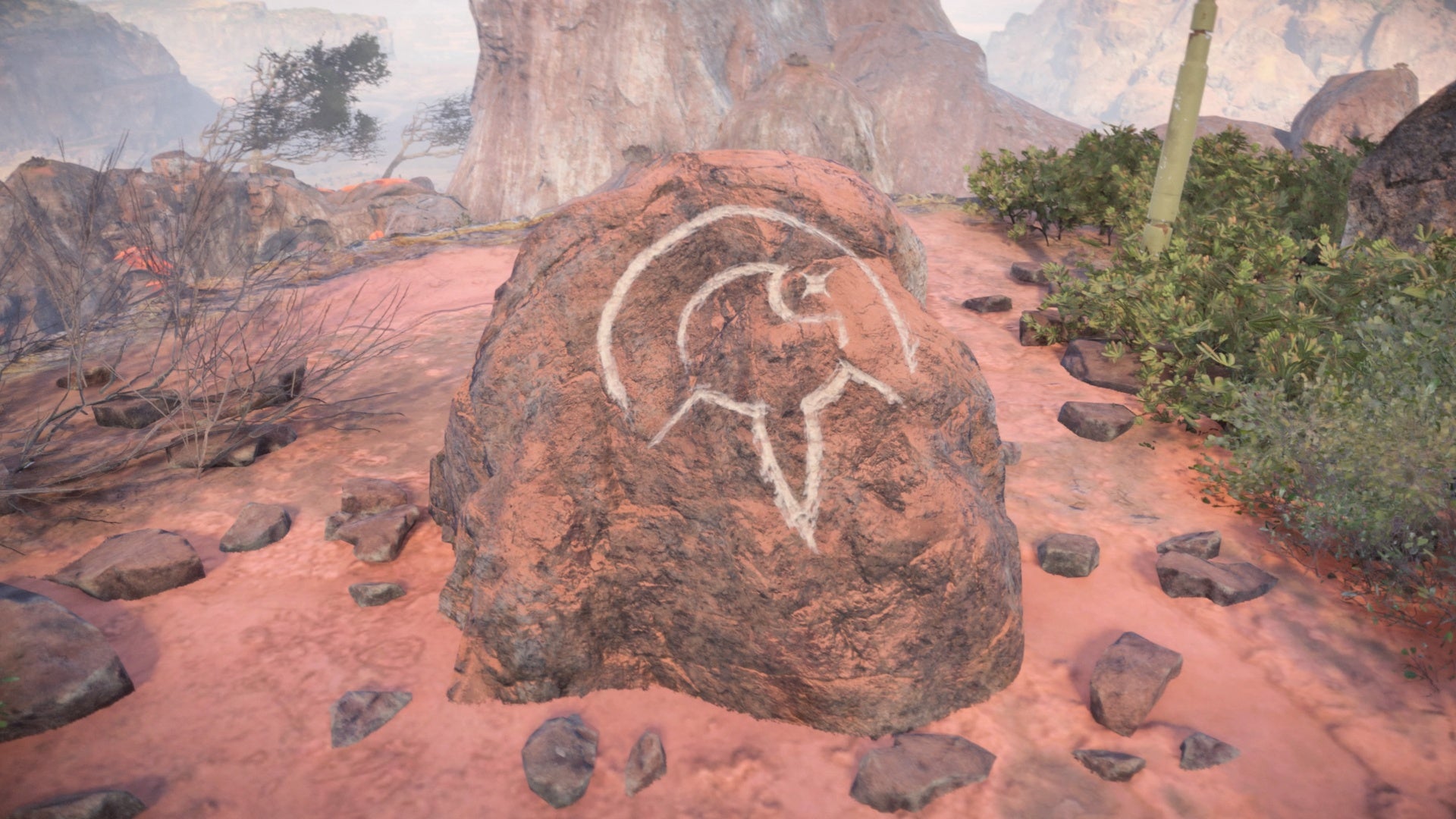 star wars outlaws boulder tagged with jet kordo&rsquo;s symbol on toshara