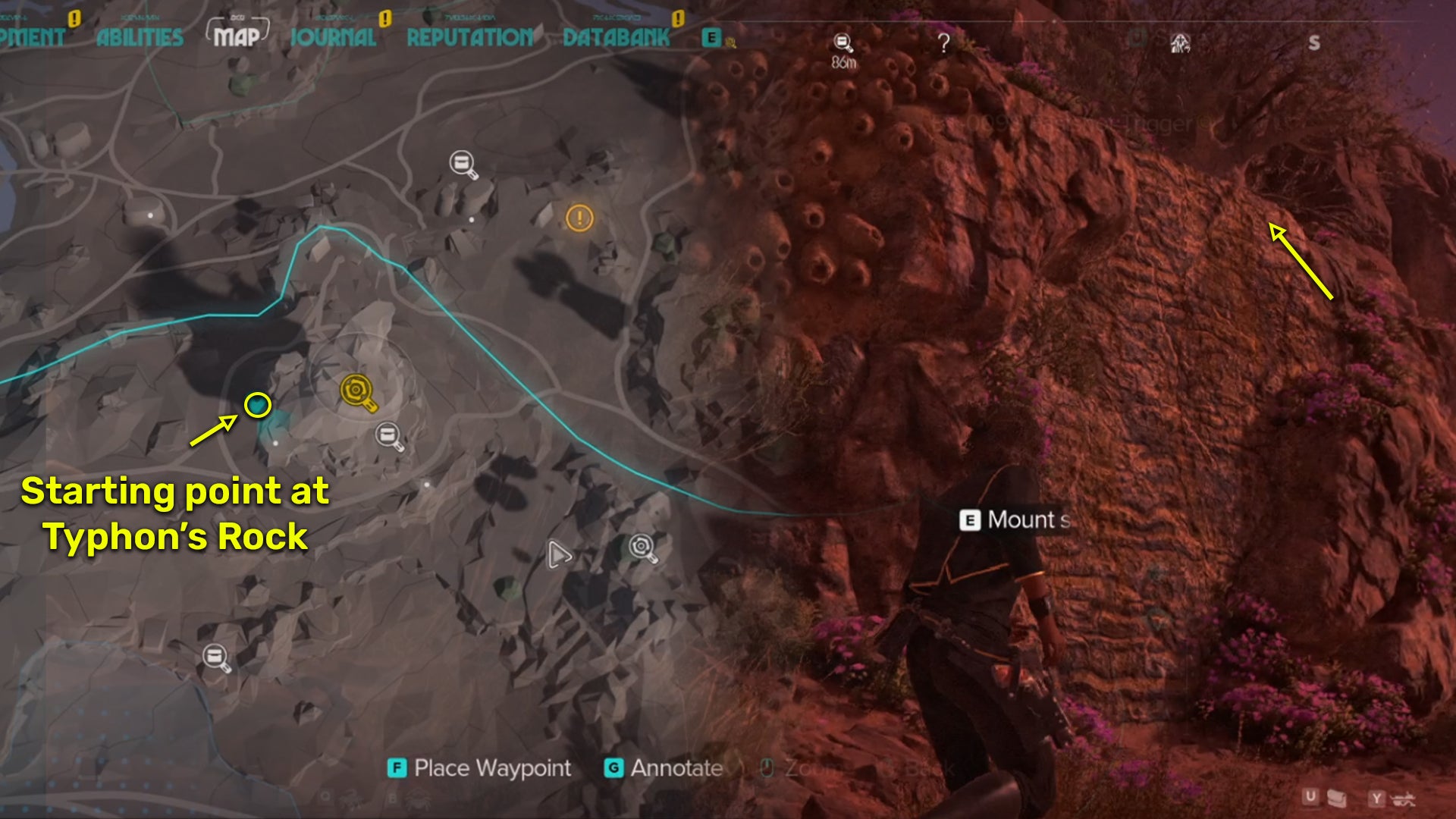 Star Wars Outlaws screenshot of the route to getting the BY-009S Fast Shot Trigger, needed for a light Plasma upgrade for the Blaster. - 3