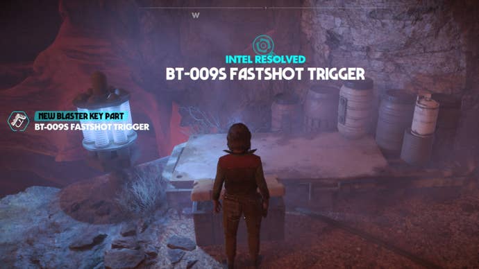 star wars outlaws bt009s fastshot trigger intel chain resolved notification