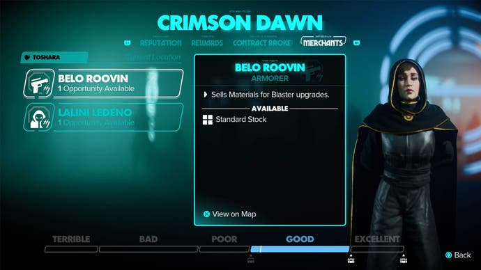 star wars outlaws crimson dawn merchants menu
