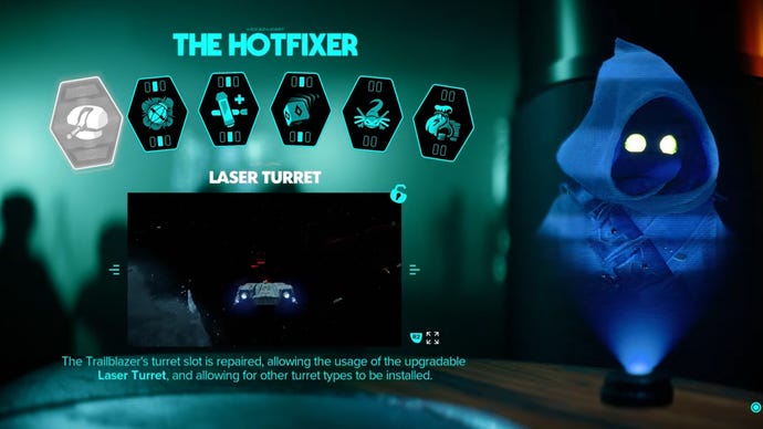 Star Wars Outlaws screenshot of The Hotfixer Expert skills menu.