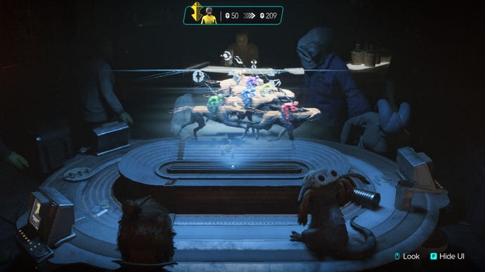 Star Wars Outlaws screenshot of a Fathier race.