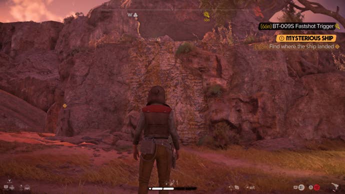 star wars outlaws first climbing wall to get into typhons rock