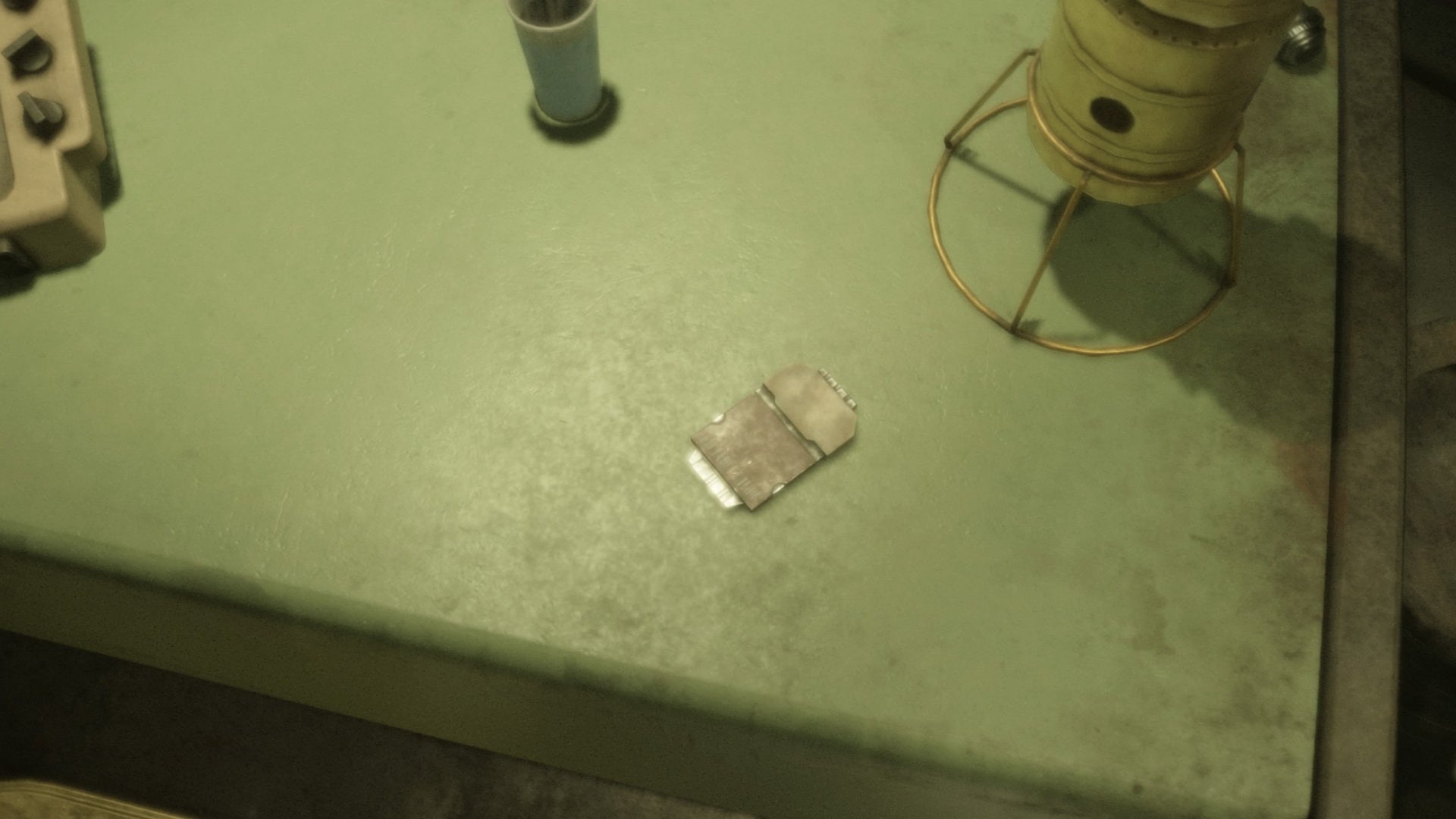 star wars outlaws gorak&rsquo;s vault keycard on table