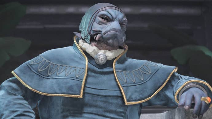 star wars outlaws gorak in his suite at makals