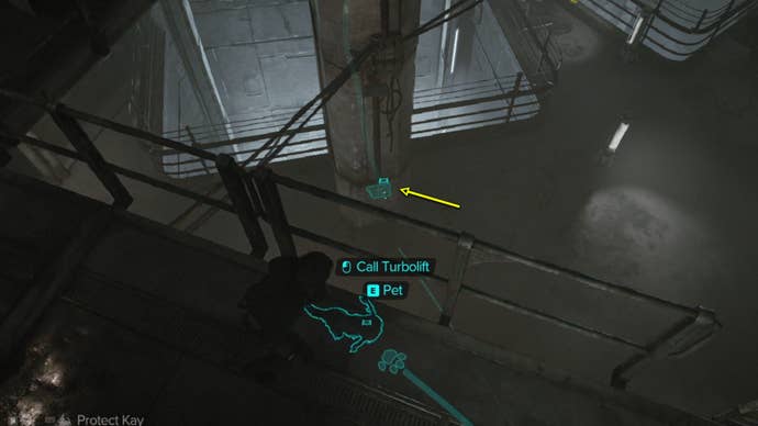 Star Wars Outlaws screenshot of the route to Gorak’s base in Mirogana City.