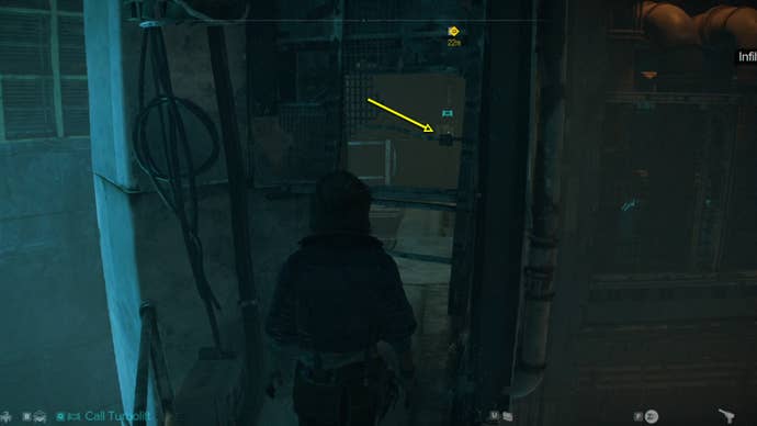 Star Wars Outlaws screenshot of the route to Gorak’s base in Mirogana City.