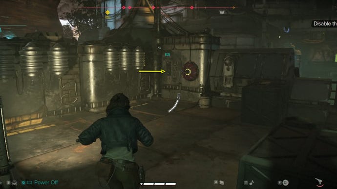 Star Wars Outlaws screenshot of the route to Gorak’s base in Mirogana City.