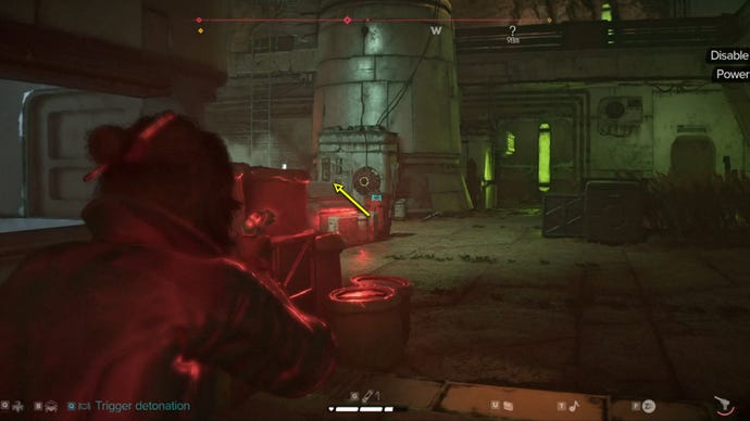 Star Wars Outlaws screenshot of the route to Gorak’s base in Mirogana City.