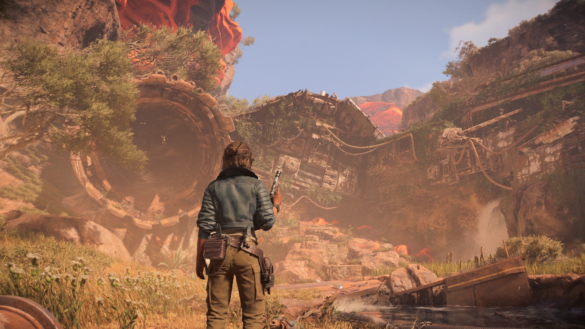 Kay discovers a wrecked ship in Star Wars Outlaws - 1