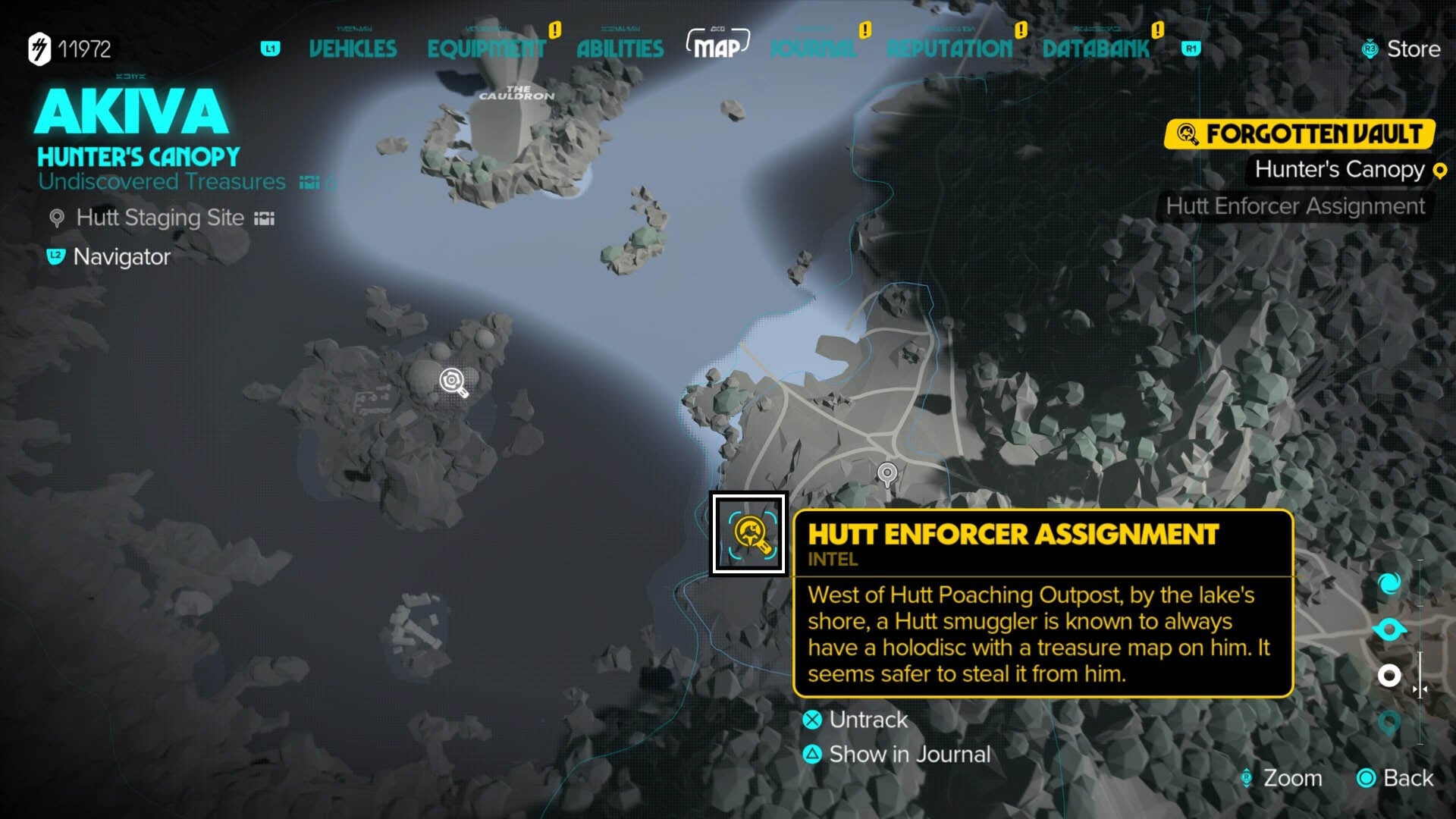 star wars outlaws jet kordo akiva vault two holodisc thief map location