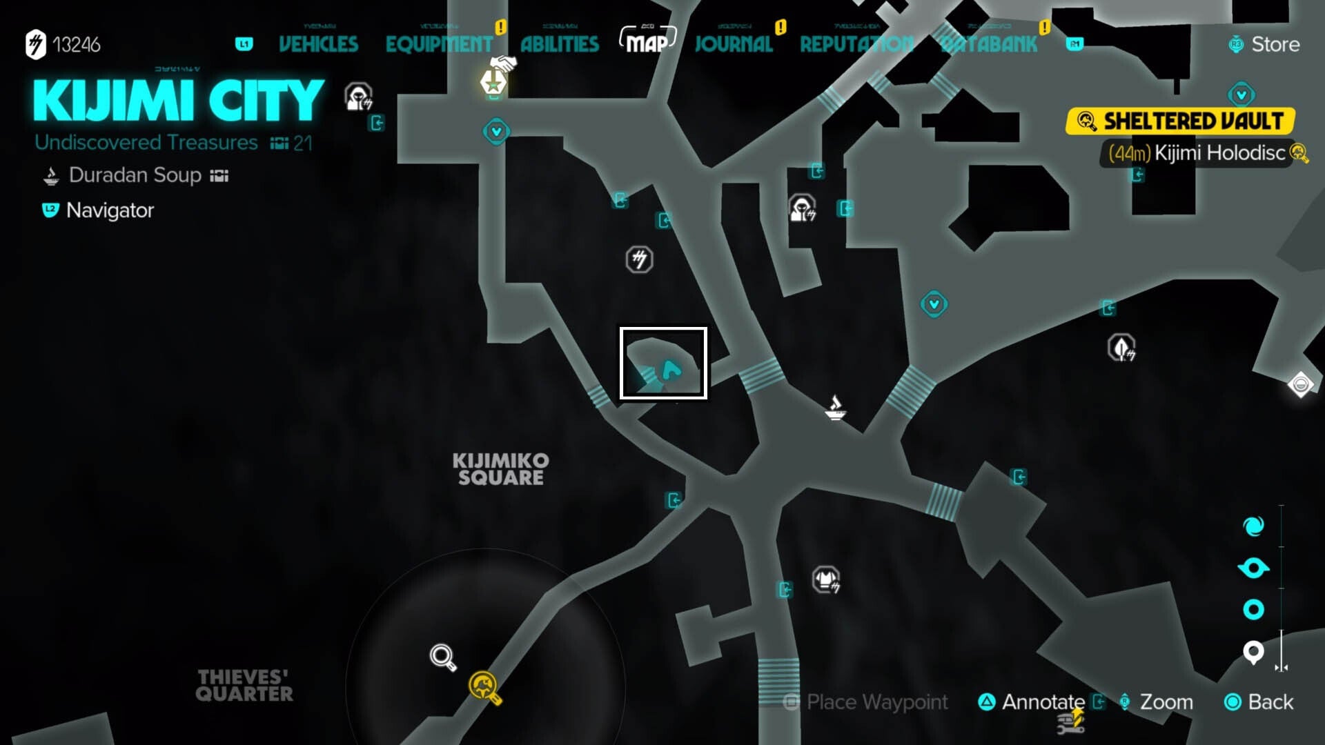 star wars outlaws jet kordo kijimi vault holodisc trail mechanic map location