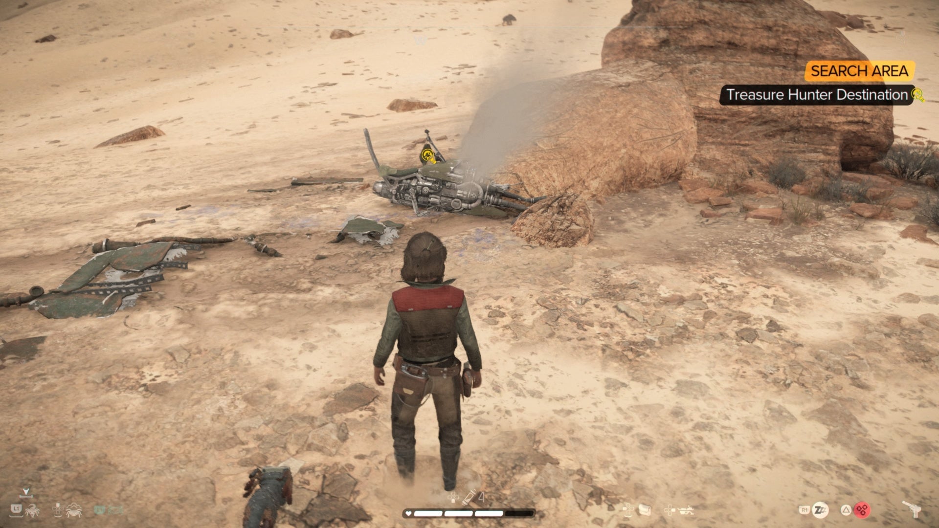 star wars outlaws jet kordo tatooine vault one crashed speeder