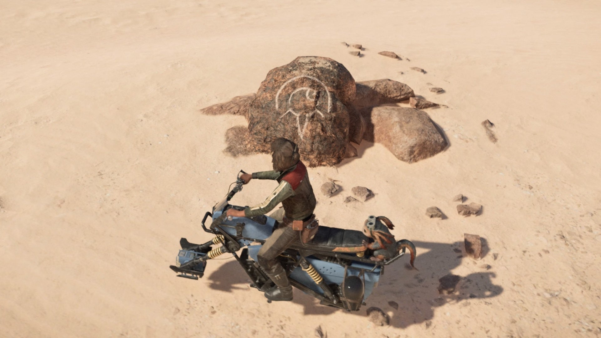 star wars outlaws jet kordo tatooine vault one tagged rock