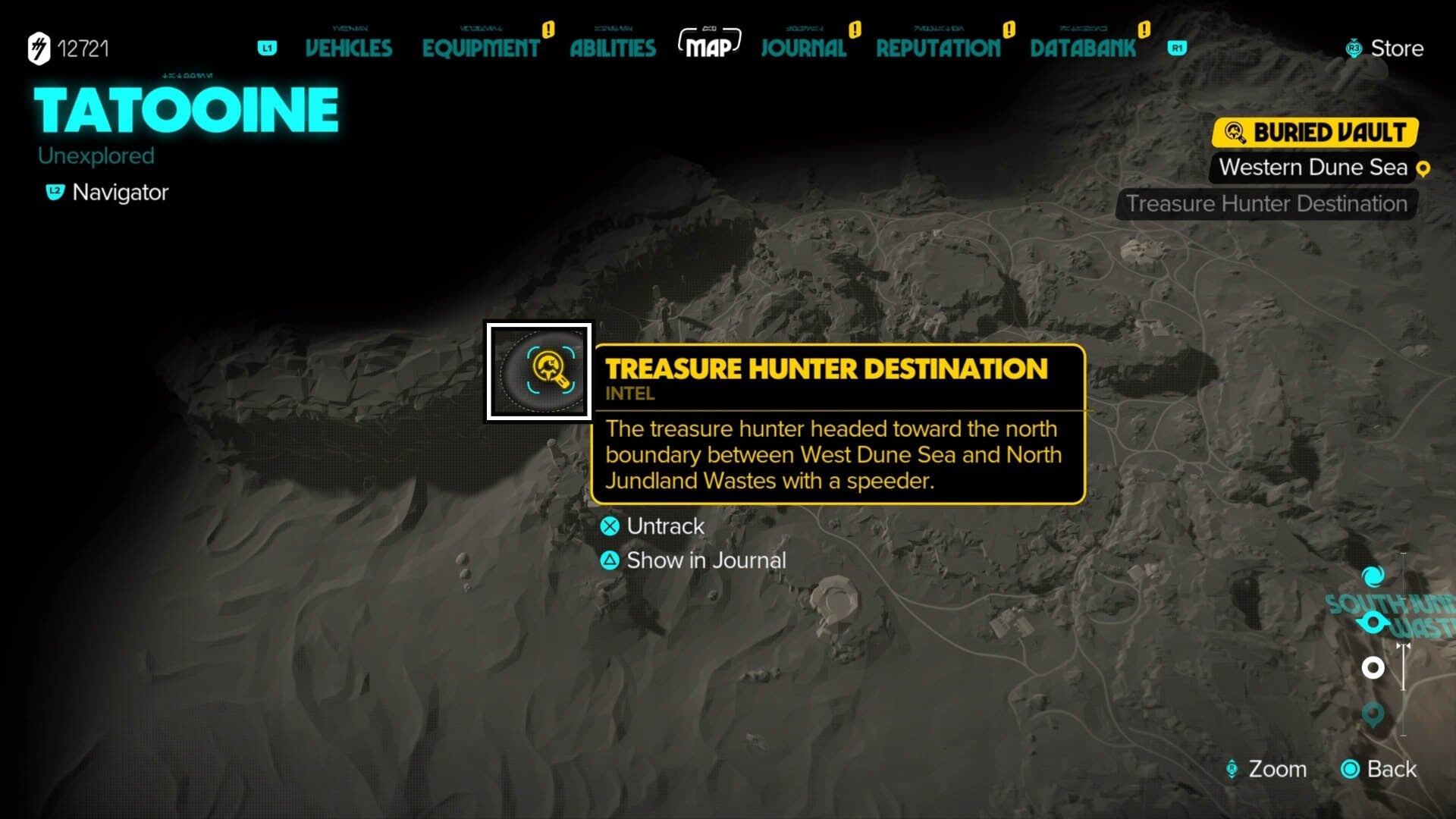 star wars outlaws jet kordo tatooine vault one western dune sea map location