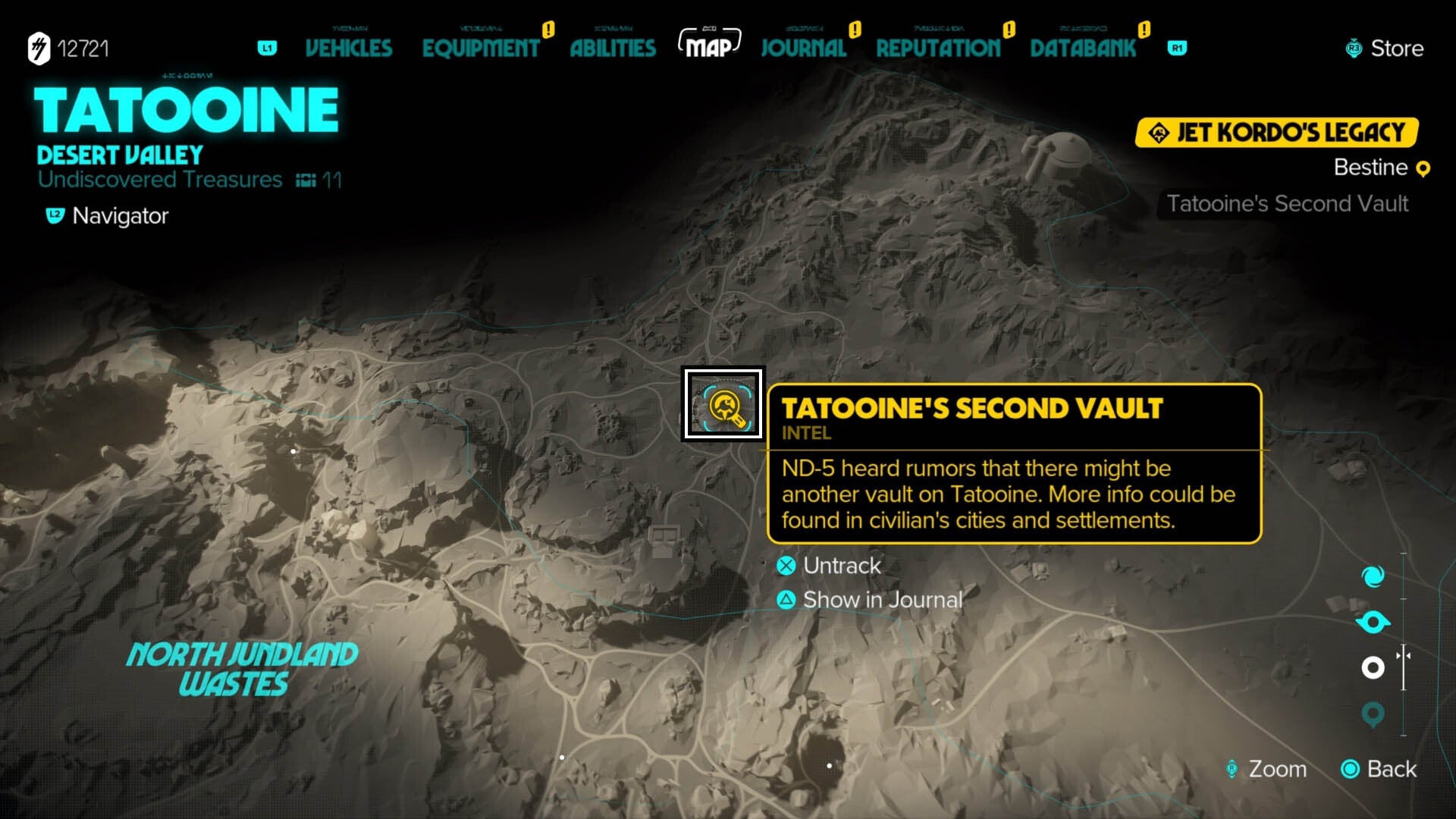 star wars outlaws jet kordo tatooine vault two bestine map location